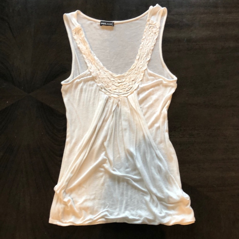White Wet Seal Tank Top